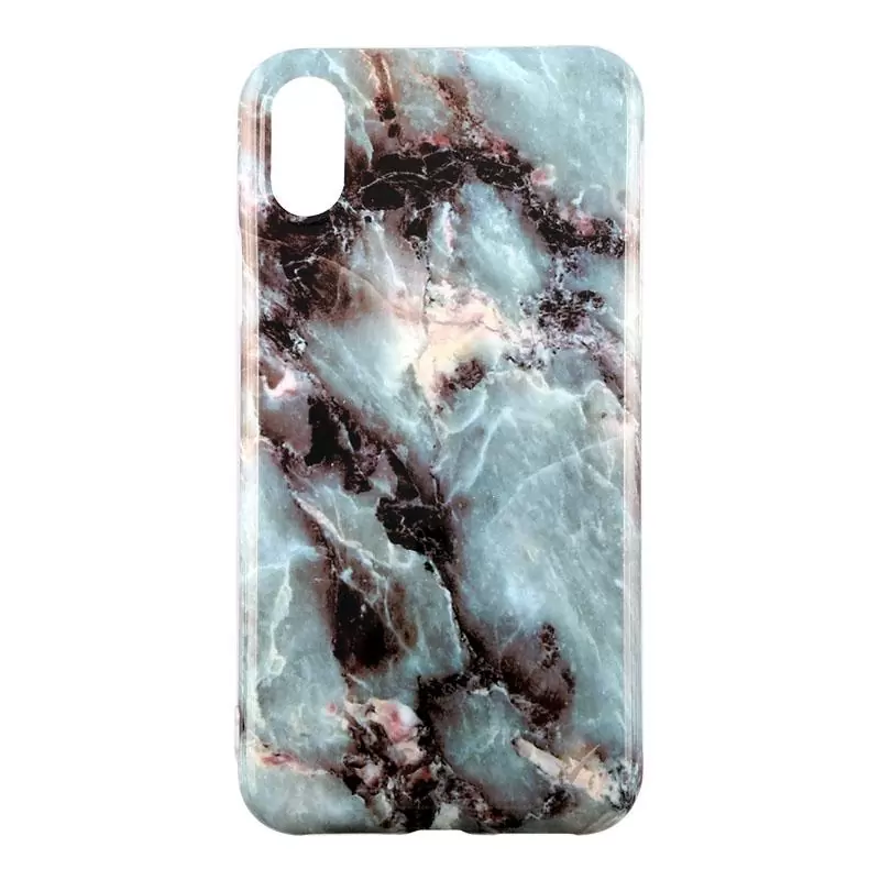 matshop.gr - VOLTE-TEL ΘΗΚΗ IPHONE XS/X 5.8" MARBLE TPU BLUE 04