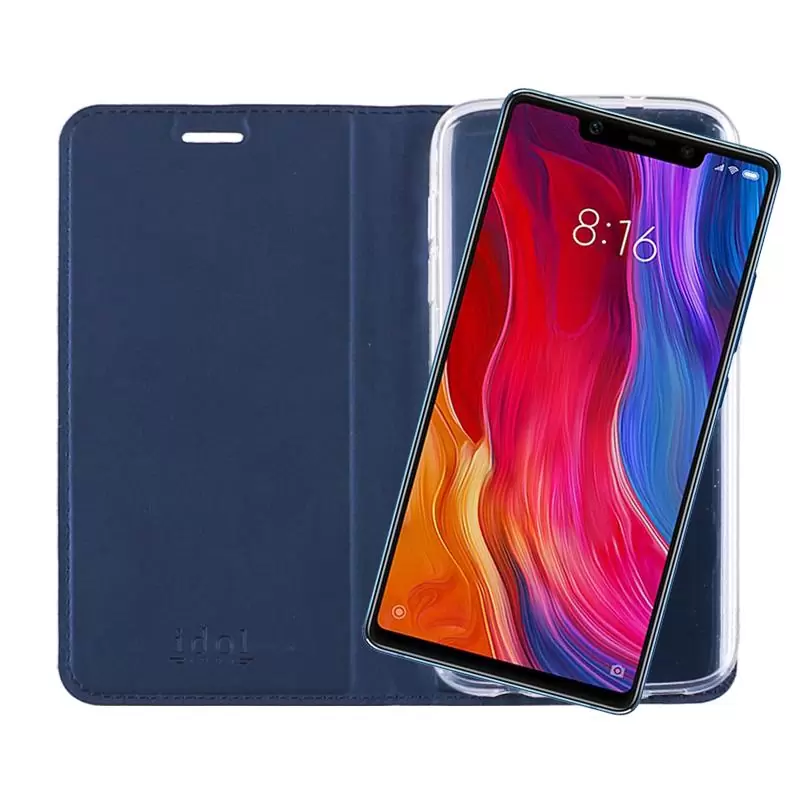 matshop.gr - IDOL 1991 ΘΗΚΗ XIAOMI MI 8 SE 5.88" PRIME MAGNET BOOK STAND DARK BLUE