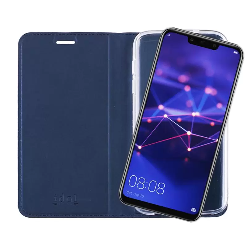 matshop.gr - IDOL 1991 ΘΗΚΗ HUAWEI MATE 20 LITE 6.3" PRIME MAGNET BOOK STAND DARK BLUE