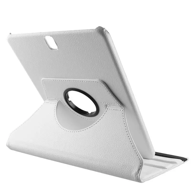matshop.gr - VOLTE-TEL ΘΗΚΗ SAMSUNG T590/T595 TAB A 10.5" LEATHER BOOK ROTATING STAND WHITE