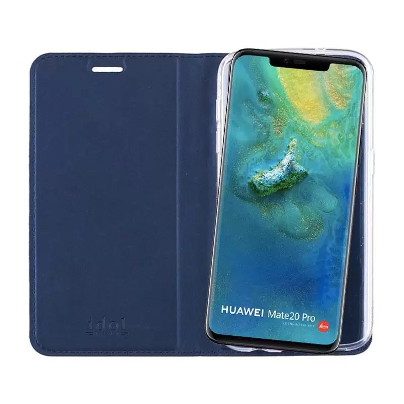 matshop.gr - IDOL 1991 ΘΗΚΗ HUAWEI MATE 20 PRO 6.39" PRIME MAGNET BOOK STAND DARK BLUE