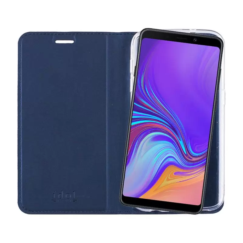 matshop.gr - IDOL 1991 ΘΗΚΗ SAMSUNG A9 2018 A920 6.3" PRIME MAGNET BOOK STAND DARK BLUE