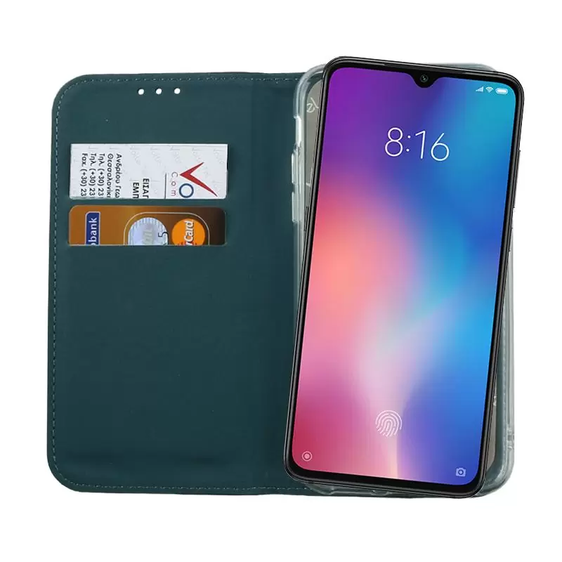 matshop.gr - VOLTE-TEL ΘΗΚΗ XIAOMI MI 9 6.39" POCKET MAGNET BOOK STAND BLUE