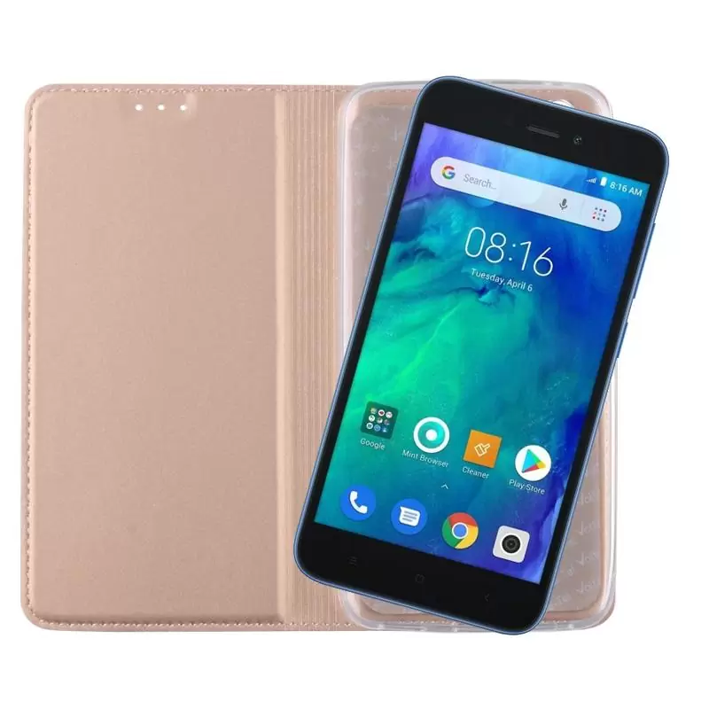matshop.gr - VOLTE-TEL ΘΗΚΗ XIAOMI REDMI GO 5.0" MAGNET BOOK STAND GOLD