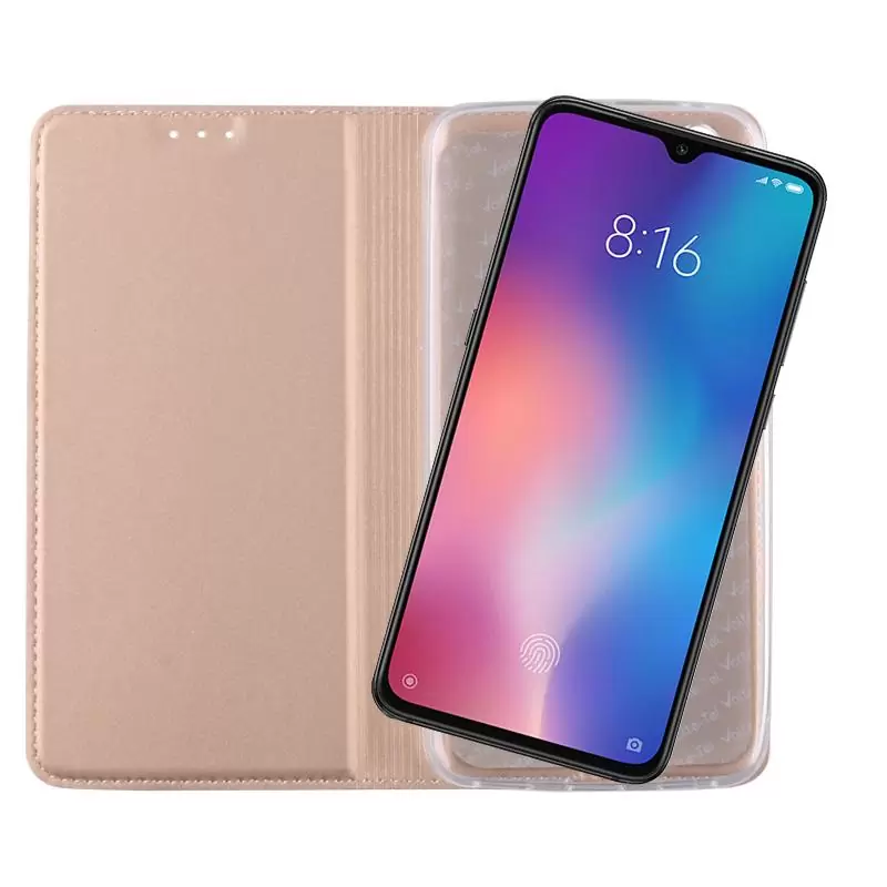 matshop.gr - VOLTE-TEL ΘΗΚΗ XIAOMI MI 9 6.39" MAGNET BOOK STAND GOLD