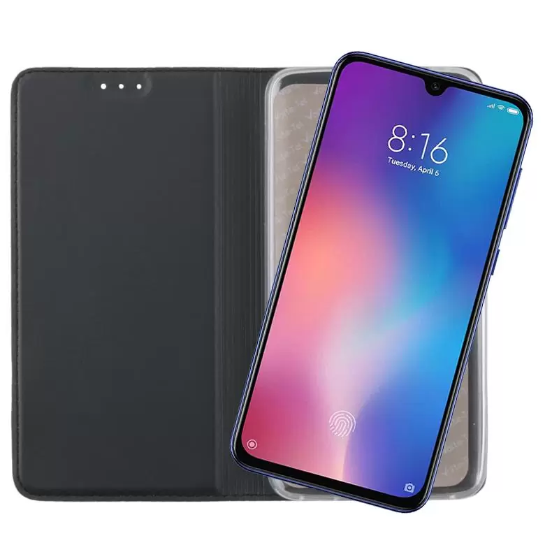 matshop.gr - VOLTE-TEL ΘΗΚΗ XIAOMI MI 9 SE 5.97" MAGNET BOOK STAND DARK GREY