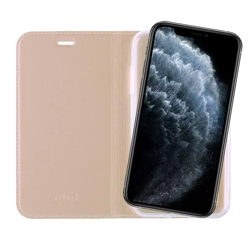 matshop.gr - IDOL 1991 ΘΗΚΗ IPHONE 11 PRO 5.8" PRIME MAGNET BOOK STAND GOLD