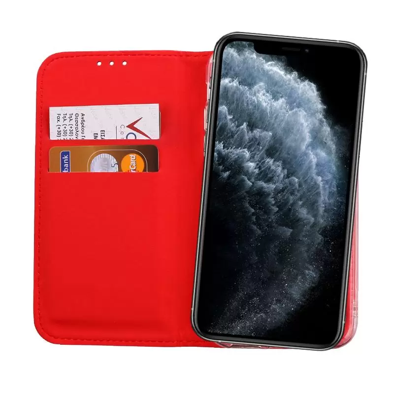 matshop.gr - VOLTE-TEL ΘΗΚΗ IPHONE 11 PRO 5.8" POCKET MAGNET BOOK STAND RED