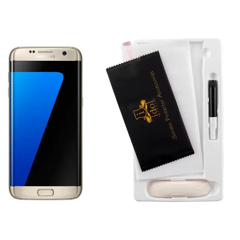 matshop.gr - IDOL 1991 TEMPERED UV GLASS SAMSUNG S7 EDGE G935 5.5" 9H 0.20mm 10D SEMI WITH GLUE-TOOL FULL COVER TRANSPARENT