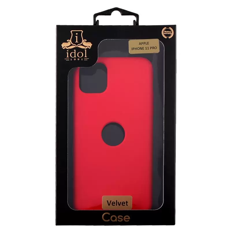 matshop.gr - IDOL 1991 ΘΗΚΗ IPHONE 11 PRO 5.8" VELVET TPU 4 SIDE RED