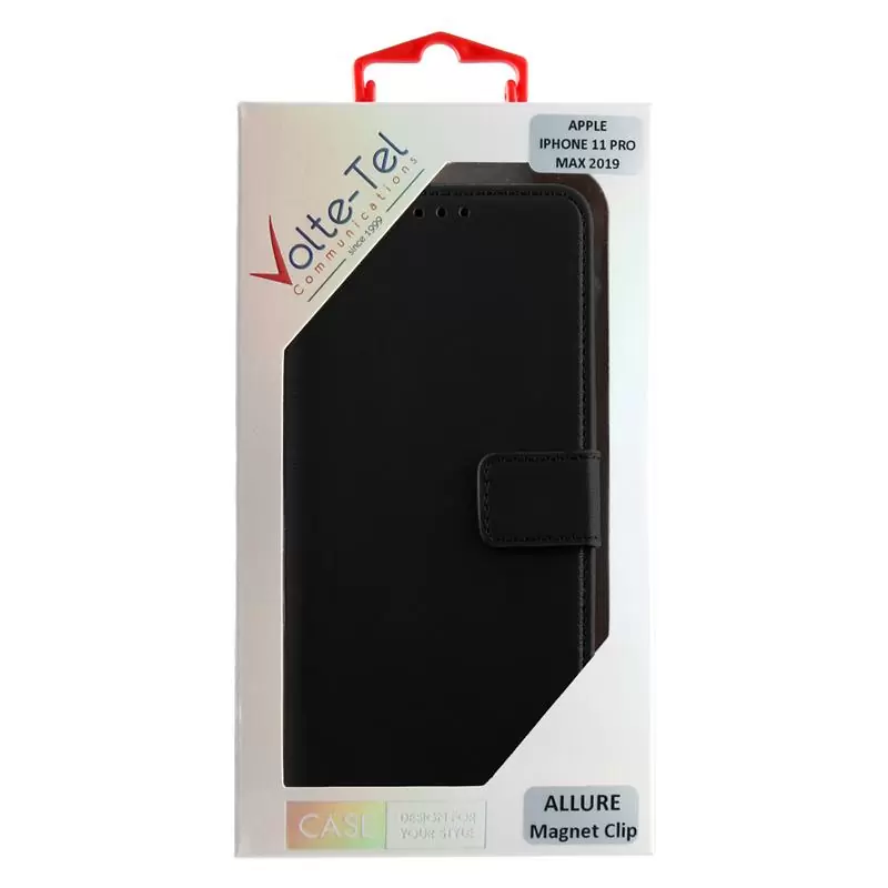 matshop.gr - VOLTE-TEL ΘΗΚΗ IPHONE 11 6.1" ALLURE MAGNET BOOK STAND CLIP BLACK