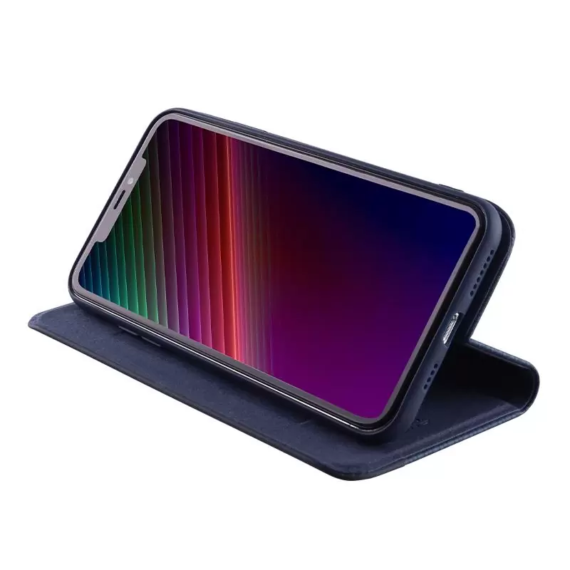 matshop.gr - IDOL 1991 ΘΗΚΗ IPHONE 11 6.1" ELITE ANTI-RFID BOOK STAND BLUE