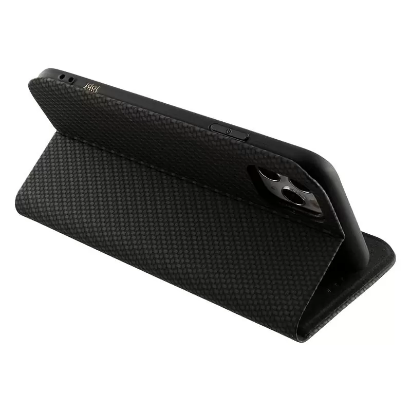 matshop.gr - IDOL 1991 ΘΗΚΗ IPHONE 11 PRO MAX 6.5" ELITE ANTI-RFID BOOK STAND BLACK