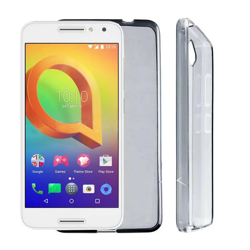 matshop.gr - VOLTE-TEL ΘΗΚΗ ALCATEL A3 5.0" SLIMCOLOR TPU ΔΙΑΦΑΝΗ ΓΚΡΙ
