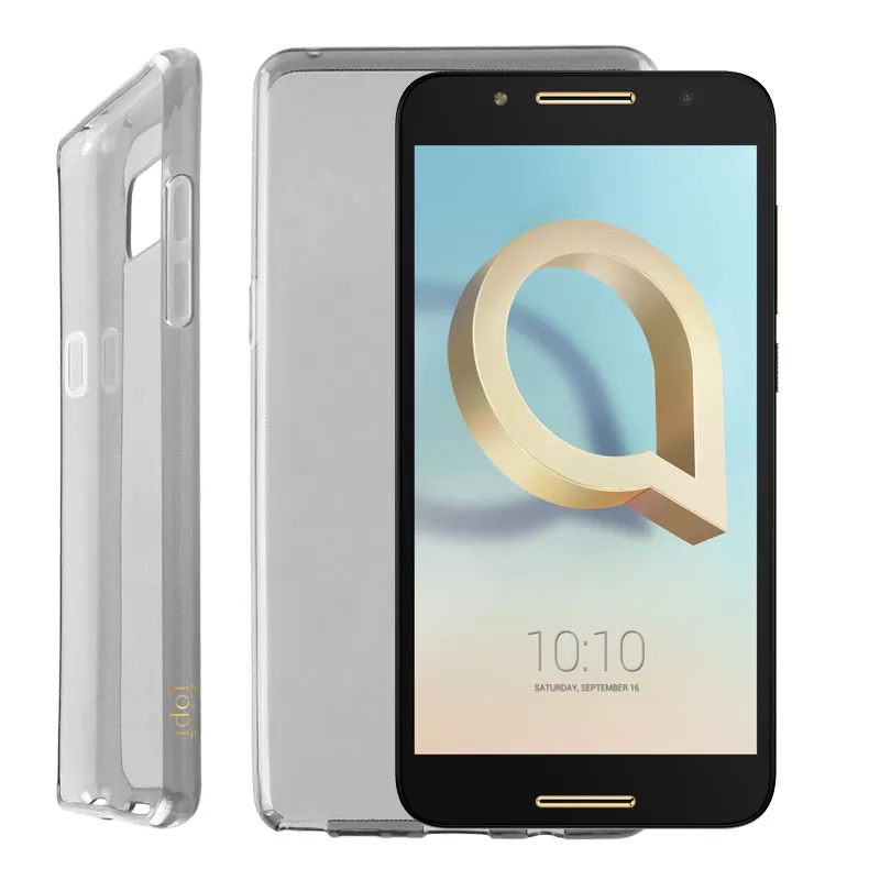 matshop.gr - IDOL 1991 ΘΗΚΗ ALCATEL A7 5.5" AIR SLIM TPU ΔΙΑΦΑΝΗ ΓΚΡΙ