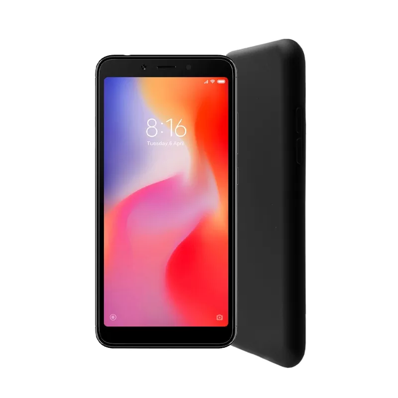 matshop.gr - LIME ΘΗΚΗ XIAOMI REDMI 6 5.45" VELVET TPU 4 SIDE BLACK