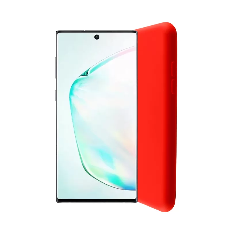 matshop.gr - LIME ΘΗΚΗ SAMSUNG NOTE 10 N970F 6.3" VELVET TPU 4 SIDE RED