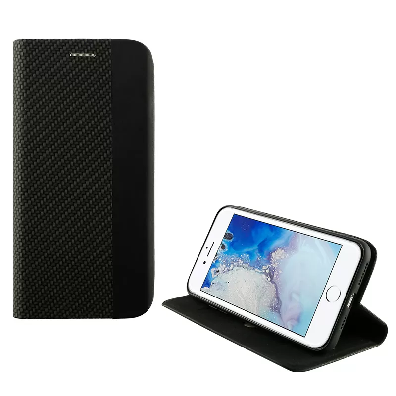 matshop.gr - IDOL 1991 ΘΗΚΗ IPHONE SE 2022/IPHONE SE 2020/IPHONE 8/7 4.7" ELITE ANTI-RFID BOOK STAND BLACK