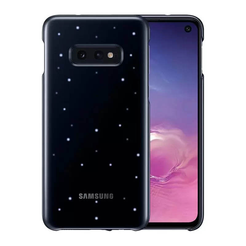 matshop.gr - ΘΗΚΗ SAMSUNG S10e G970 NFC POWERED LED COVER EF-KG970CBEGWW BLACK PACKING OR