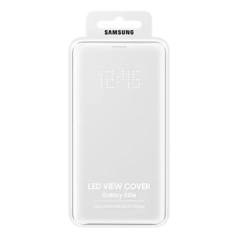 matshop.gr - ΘΗΚΗ SAMSUNG S10e G970 LED VIEW COVER EF-NG970PWEGWW WHITE PACKING OR