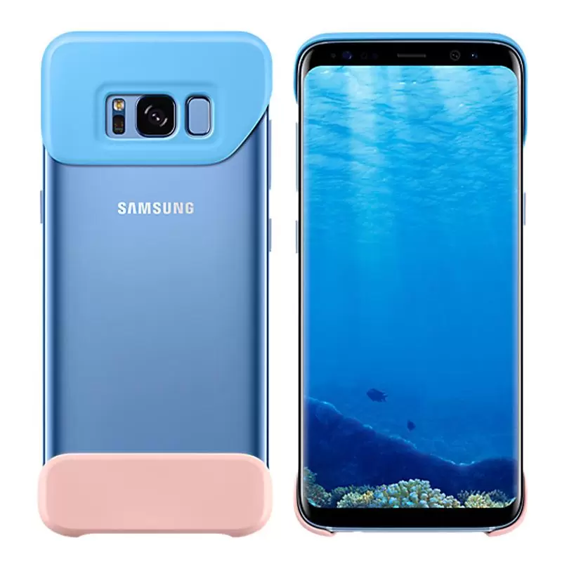 matshop.gr - ΘΗΚΗ SAMSUNG S8 PLUS G955 TWO PIECE COVER EF-MG955CLEGWW BLUE PACKING OR
