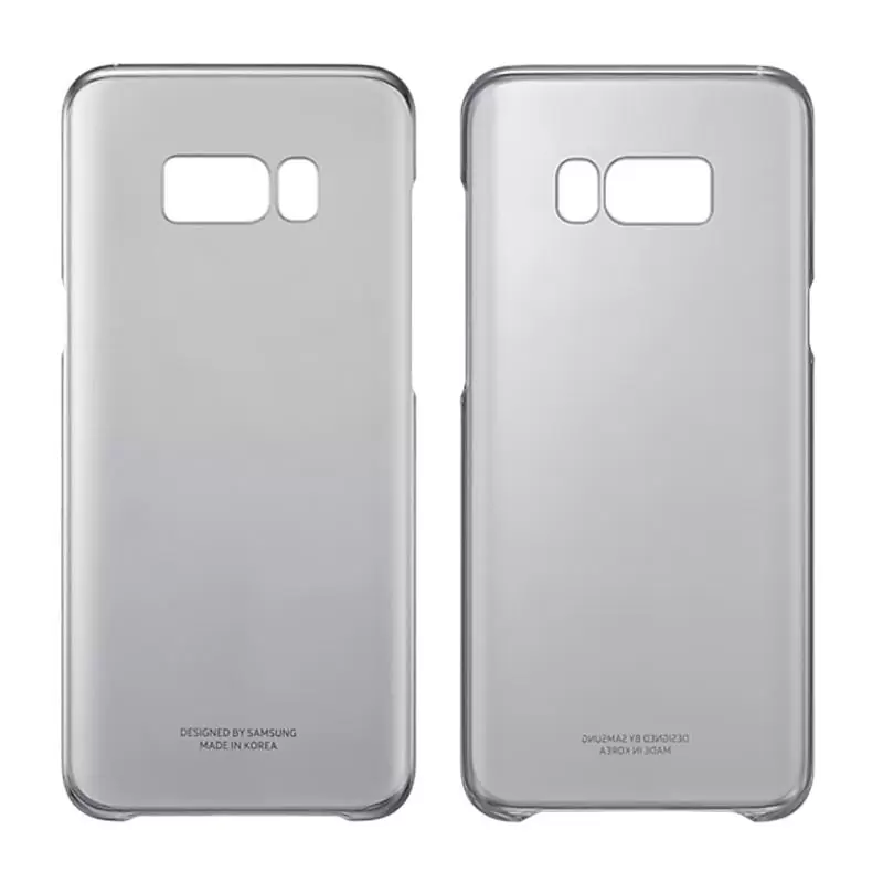 matshop.gr - ΘΗΚΗ SAMSUNG S8 PLUS G955 CLEAR COVER EF-QG955CBEGWW BLACK PACKING OR