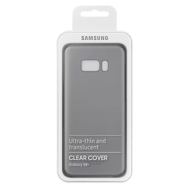 matshop.gr - ΘΗΚΗ SAMSUNG S8 PLUS G955 CLEAR COVER EF-QG955CBEGWW BLACK PACKING OR