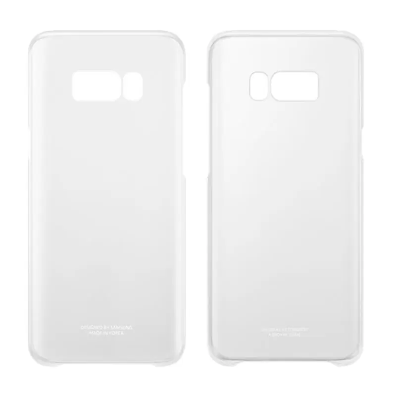 matshop.gr - ΘΗΚΗ SAMSUNG S8 PLUS G955 CLEAR COVER ΕF-QG955CSEGWW SILVER PACKING OR
