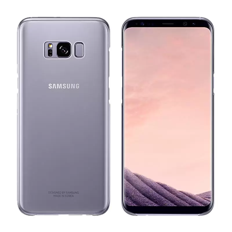 matshop.gr - ΘΗΚΗ SAMSUNG S8 PLUS G955 CLEAR COVER EF-QG955CVEGWW VIOLET PACKING OR
