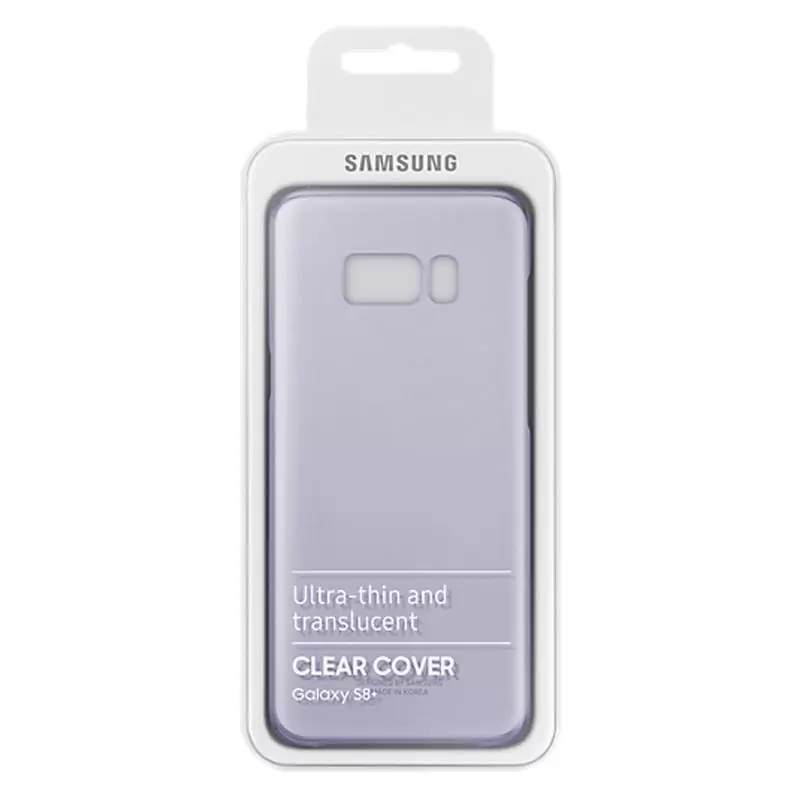 matshop.gr - ΘΗΚΗ SAMSUNG S8 PLUS G955 CLEAR COVER EF-QG955CVEGWW VIOLET PACKING OR
