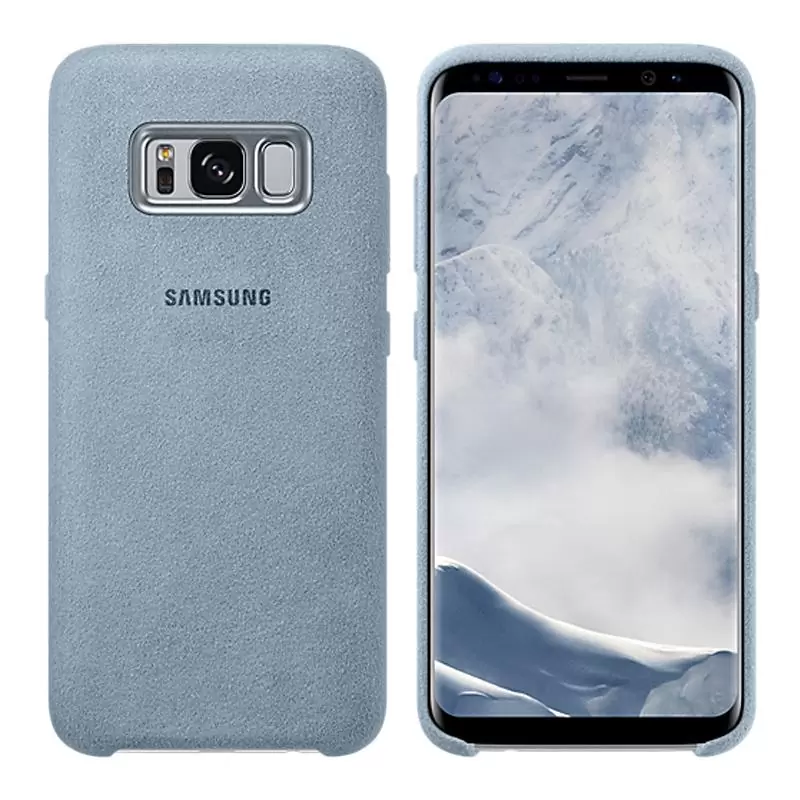 matshop.gr - ΘΗΚΗ SAMSUNG S8 PLUS G955 ALCANTARA COVER EF-XG955AMEGWW MINT PACKING OR
