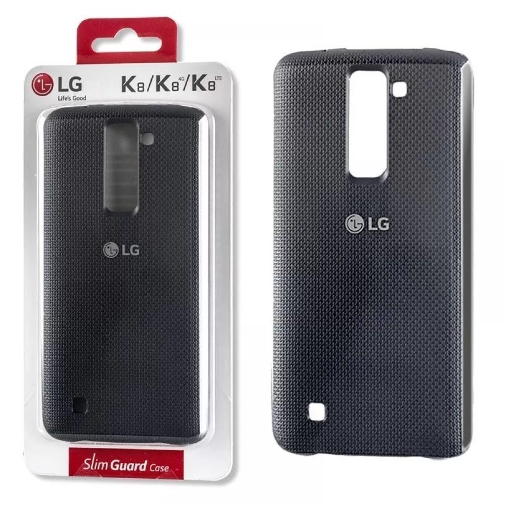 matshop.gr - ΘΗΚΗ LG K8 K350N CSV-160 SLIM GUARD SNAP ON BLACK (NAVY) PACKING OR