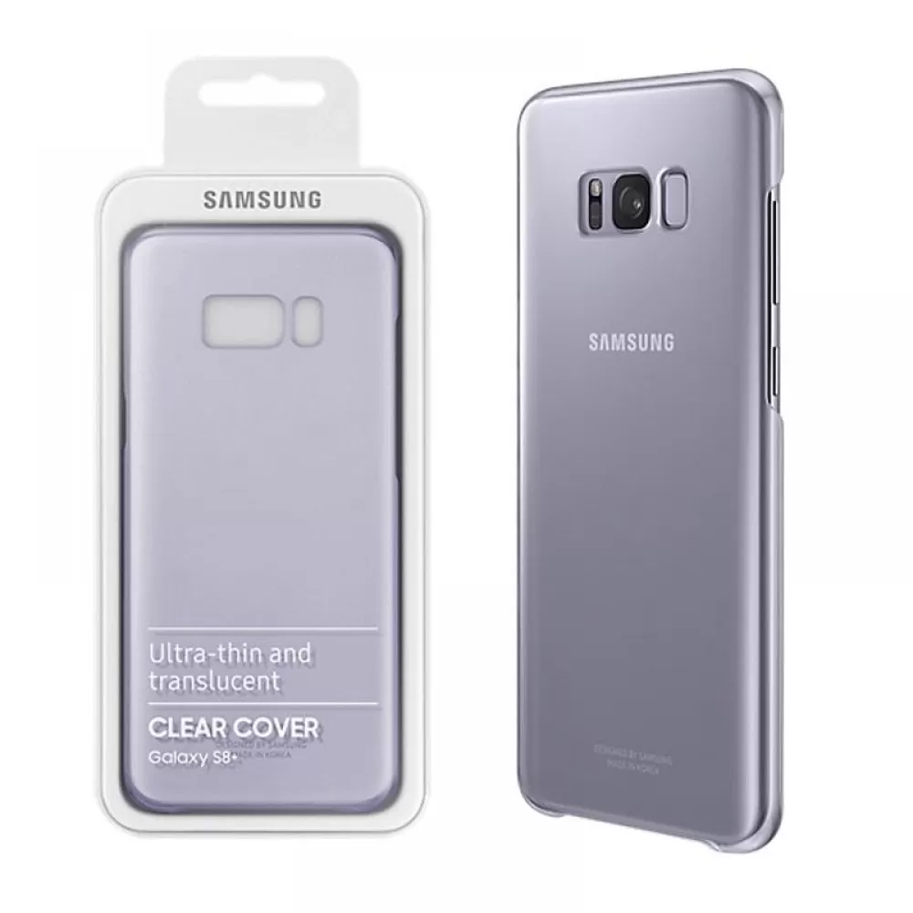 matshop.gr - ΘΗΚΗ SAMSUNG S8 PLUS G955 CLEAR COVER EF-QG955CVEGWW VIOLET PACKING OR