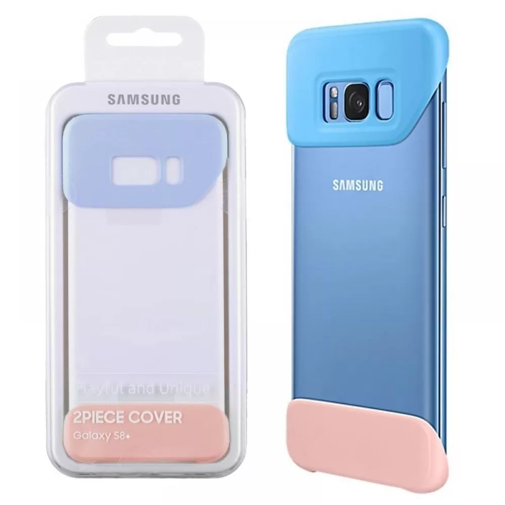matshop.gr - ΘΗΚΗ SAMSUNG S8 PLUS G955 TWO PIECE COVER EF-MG955CLEGWW BLUE PACKING OR