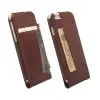 matshop.gr - KRUSELL ΘΗΚΗ IPHONE 6S/6 4.7" LEATHER WALLET CASE KALMAR BROWN