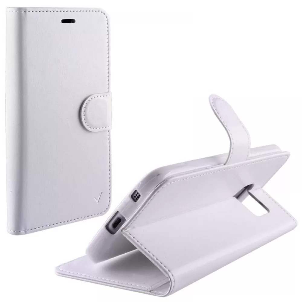 matshop.gr - VOLTE-TEL ΘΗΚΗ IPHONE SE/5/5S 4.0" LEATHER-TPU BOOK STAND WHITE