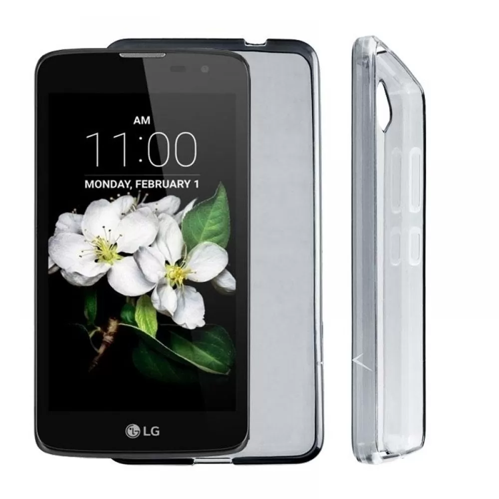 matshop.gr - VOLTE-TEL ΘΗΚΗ LG K7 X210 5.0" SLIMCOLOR TPU ΔΙΑΦΑΝΗ ΓΚΡΙ