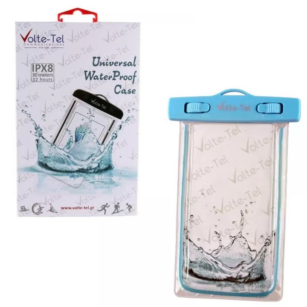 matshop.gr - VOLTE-TEL ΘΗΚΗ ΑΔΙΑΒΡΟΧΗ 2 IN 1 SPORTS ARMBAND LUMINUS IPX8 30m MAX SIZE 16.3cm x 7.8cm (6.8") BLUE