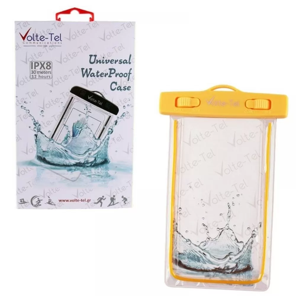 matshop.gr - VOLTE-TEL ΘΗΚΗ ΑΔΙΑΒΡΟΧΗ 2 IN 1 SPORTS ARMBAND LUMINUS IPX8 30m MAX SIZE 16.3cm x 7.8cm (6.8") YELLOW