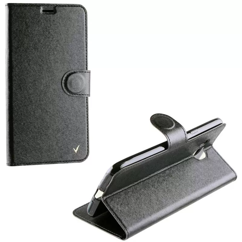 matshop.gr - VOLTE-TEL ΘΗΚΗ SAMSUNG NOTE FE SILK LEATHER-TPU BOOK STAND BLACK