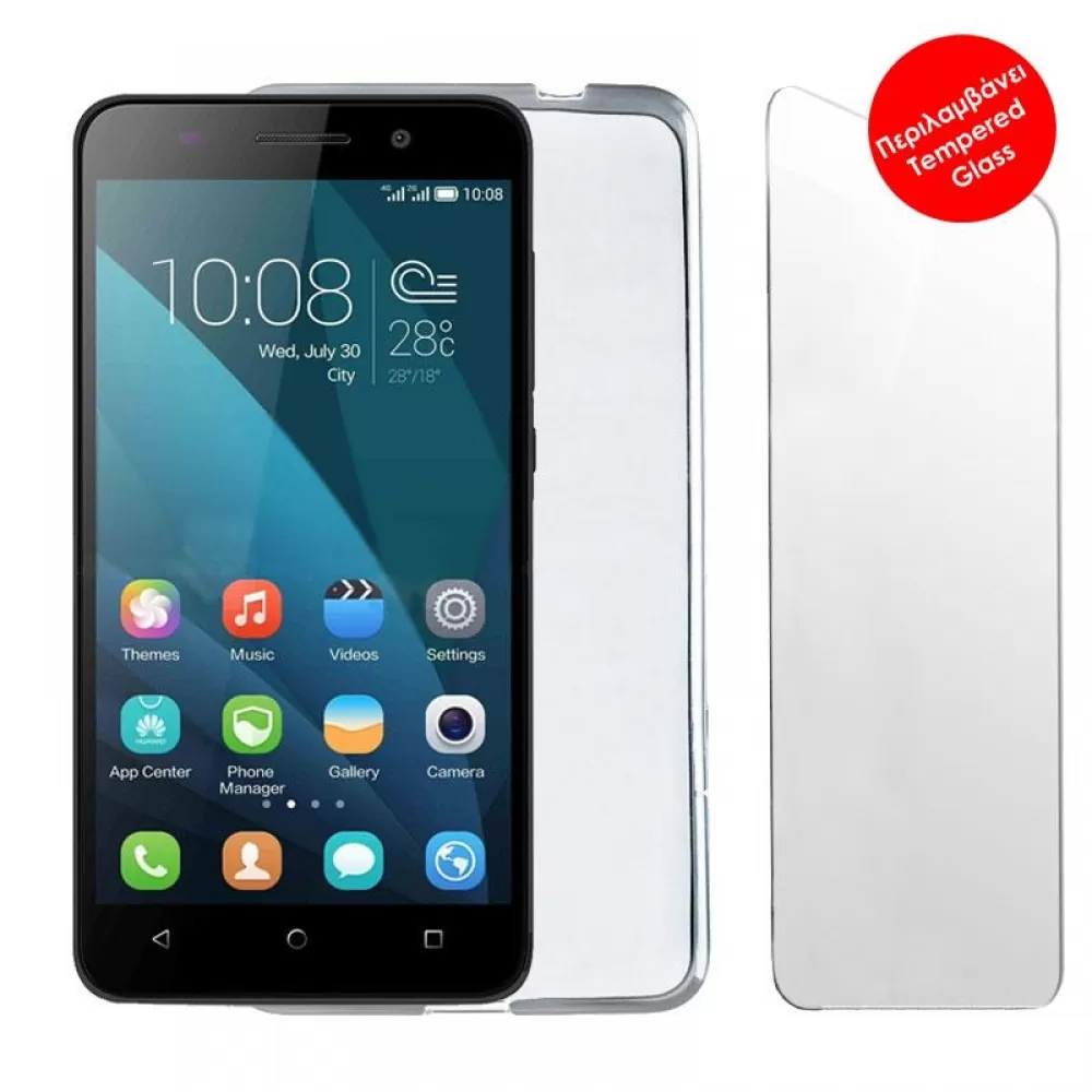 matshop.gr - VOLTE-TEL COMBO HONOR 4X GLORY PLAY TEMPERED 0.30 + ΘΗΚΗ SLIMCOLOR WHITE