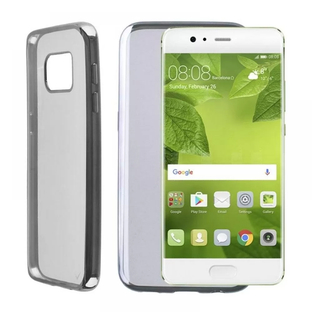 matshop.gr - VOLTE-TEL ΘΗΚΗ HUAWEI P10 5.1" FACEPLATE ELECTROPLATING GREY