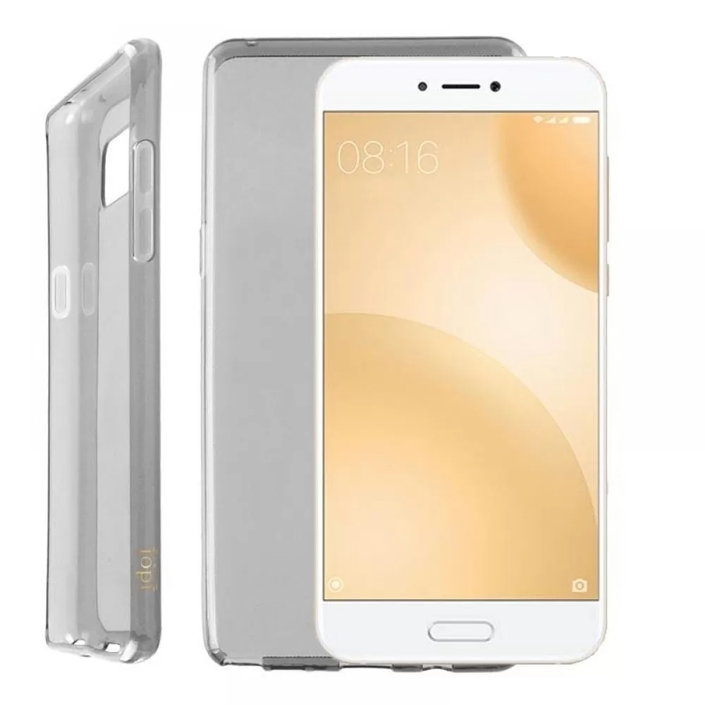 matshop.gr - IDOL 1991 ΘΗΚΗ XIAOMI MI 5C 5.15" AIR SLIM TPU ΔΙΑΦΑΝΗ ΓΚΡΙ