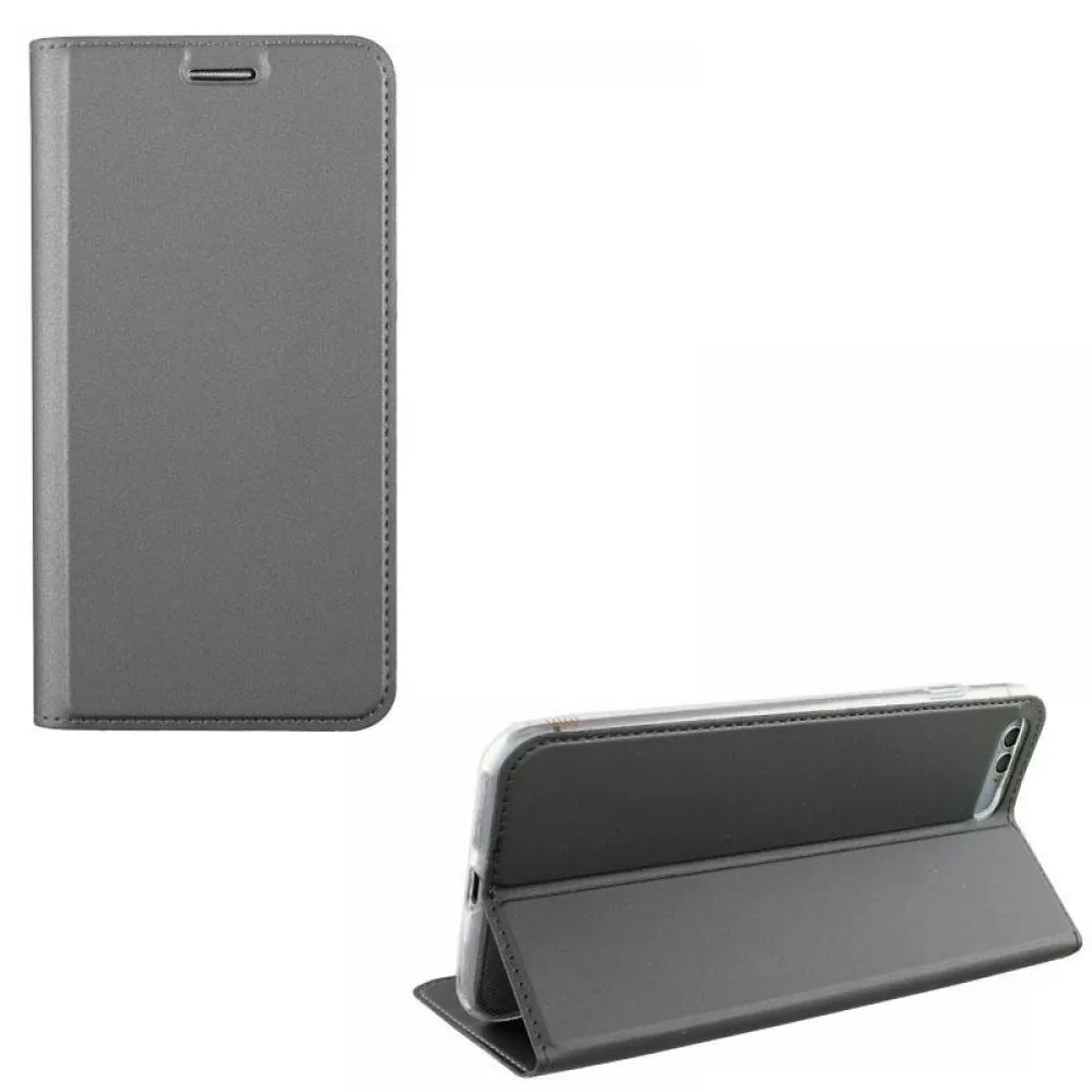 matshop.gr - IDOL 1991 ΘΗΚΗ IPHONE XS/X 5.8" PRIME MAGNET BOOK STAND DARK GREY