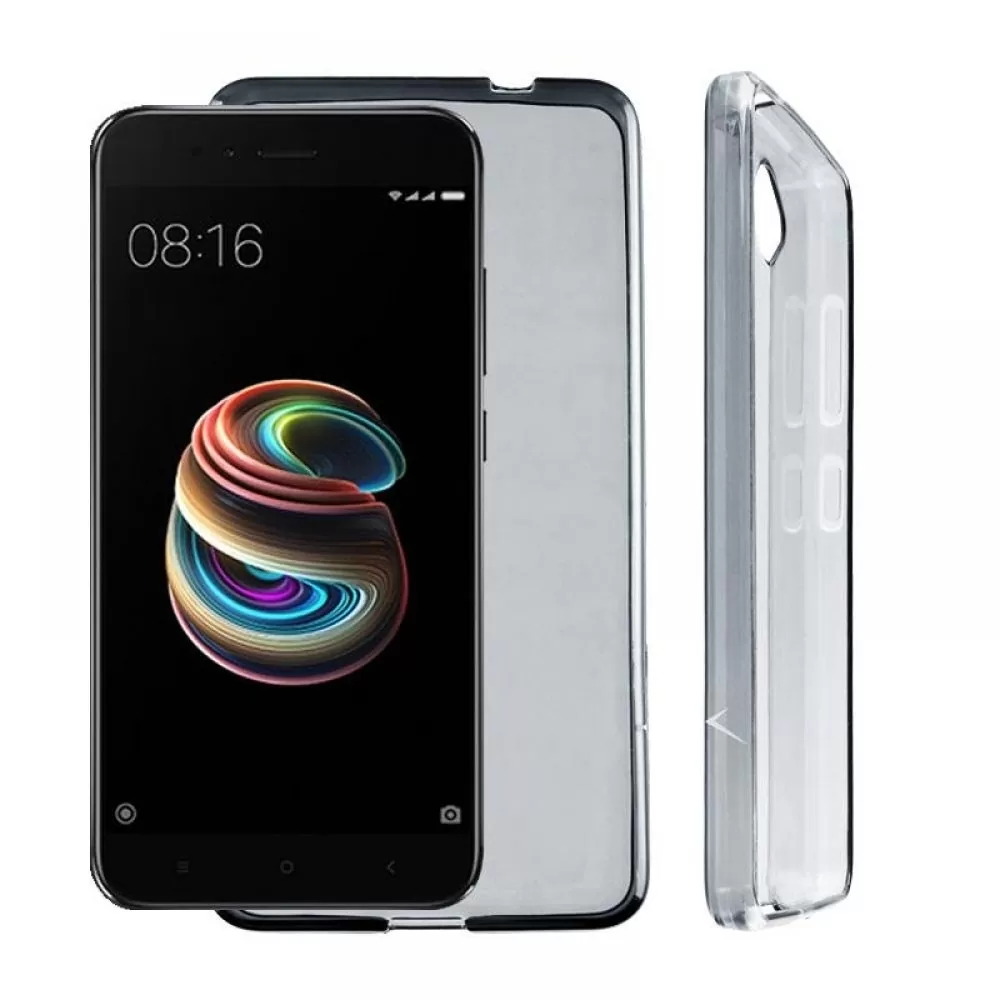 matshop.gr - VOLTE-TEL ΘΗΚΗ XIAOMI MI A1 / MI 5X 5.5" SLIMCOLOR TPU ΔΙΑΦΑΝΗ ΓΚΡΙ