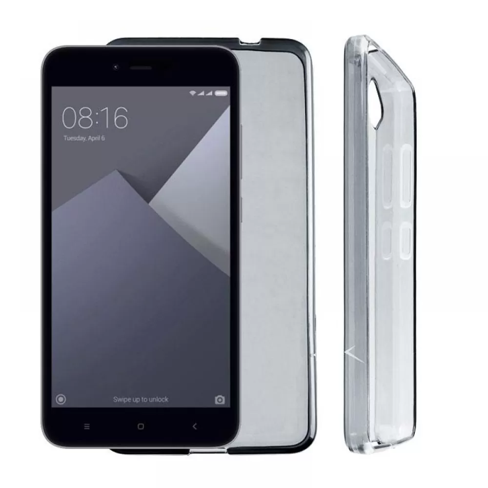 matshop.gr - VOLTE-TEL ΘΗΚΗ XIAOMI REDMI NOTE 5A PRIME 5.5" SLIMCOLOR TPU ΔΙΑΦΑΝΗ ΓΚΡΙ