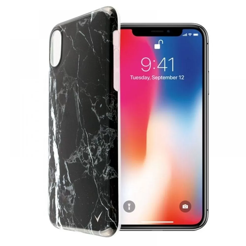 matshop.gr - VOLTE-TEL ΘΗΚΗ IPHONE XS/X 5.8" MARBLE TPU BLACK 01