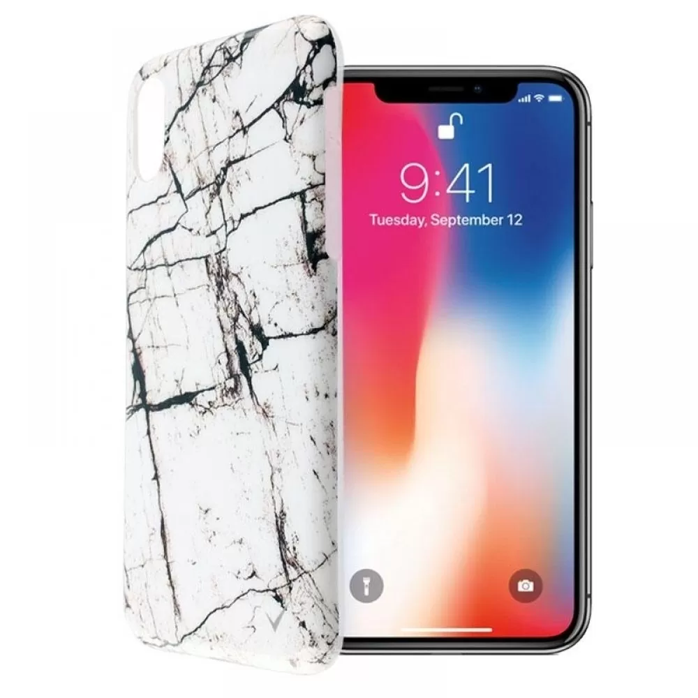 matshop.gr - VOLTE-TEL ΘΗΚΗ IPHONE XS/X 5.8" MARBLE TPU WHITE 03