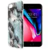 matshop.gr - VOLTE-TEL ΘΗΚΗ IPHONE SE 2022/IPHONE SE 2020/IPHONE 8/7 4.7" MARBLE TPU BLUE 04