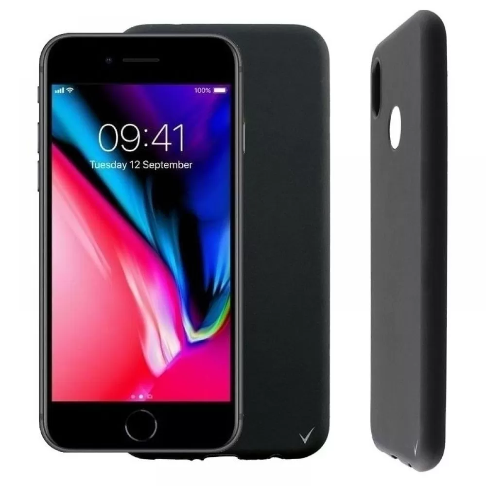 matshop.gr - VOLTE-TEL ΘΗΚΗ IPHONE SE 2022/IPHONE SE 2020/IPHONE 8/7 4.7" SILICON TPU BLACK